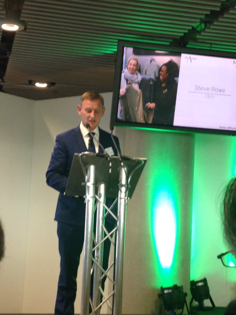 BallySappal's tweet photo. Steve Rowe CEO @marks&amp;spencer believes in profitable sustainable growth &amp; doing the right thing! Heart of #plana https://t.co/9RRmnG88nZ