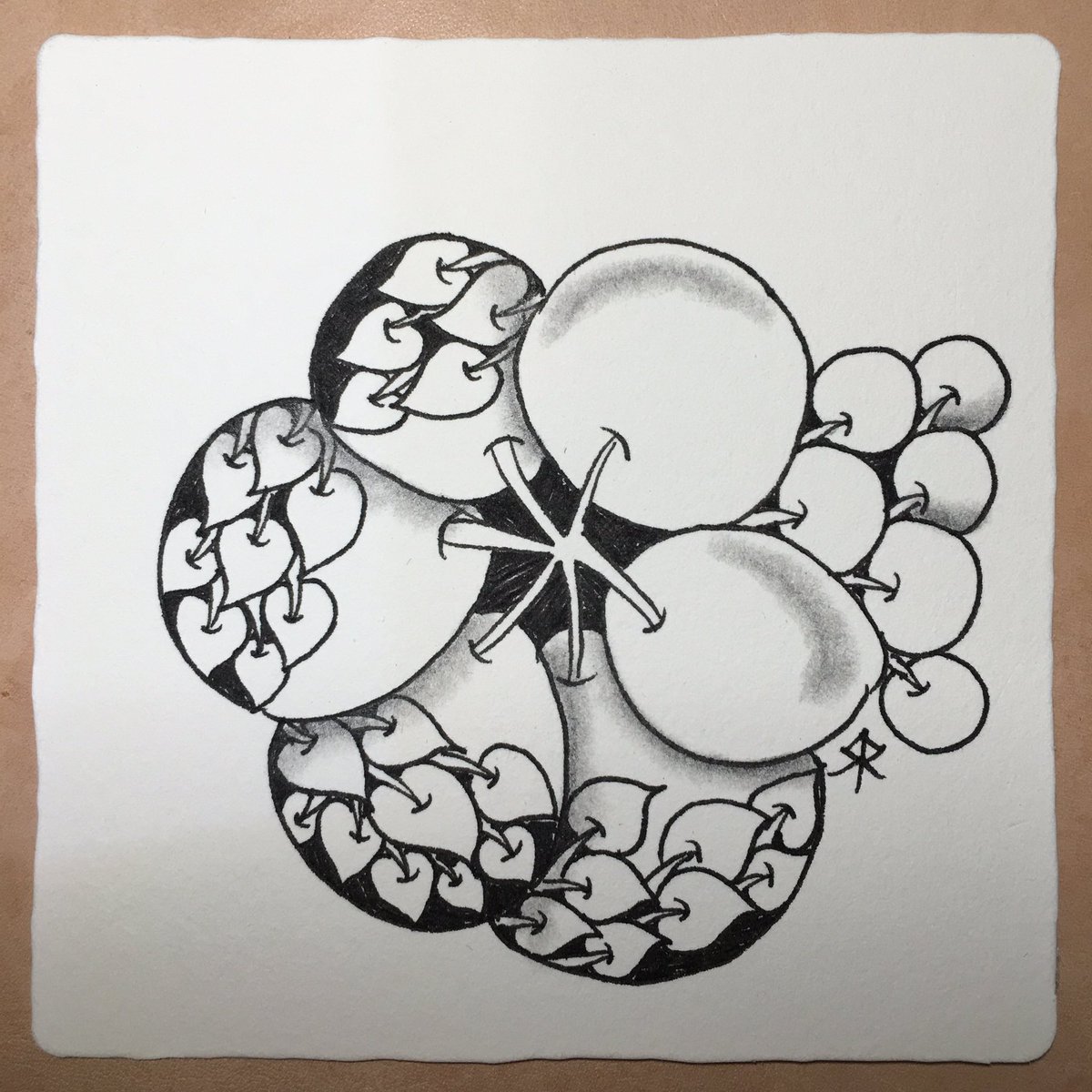 YuChenHsu's tweet photo. Use pokeroot As a string.
#zentangle #pokeroot #pokeleaf #365 #365in2016 #365之187 https://t.co/XBV9DThzaM
