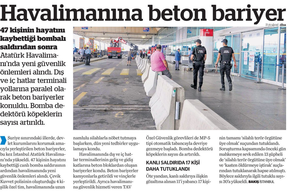 CerrahHoca's tweet photo. Hava alanında 'beton bariyer' terör açısından 'başarı'! devlet açısından ise 'aczin' itirafıdır https://t.co/iLgyMugCKw