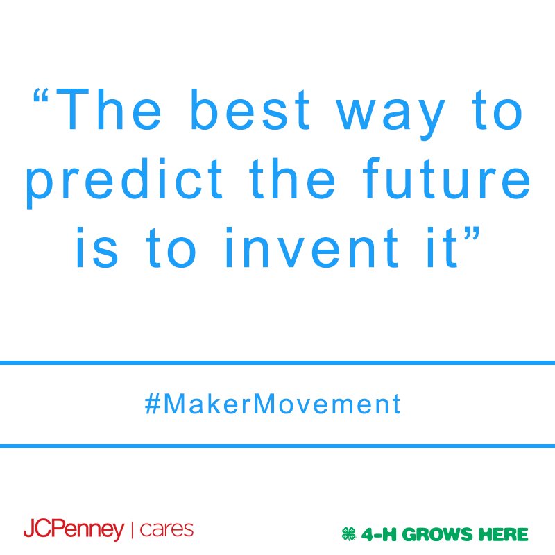 Nat4HCC's tweet photo. Encourage youth makers to apply for a $2500 credit towards the 2016 Maker Summit: https://t.co/zFYvQ0CYew #jcpcares https://t.co/oCNztdkn0y