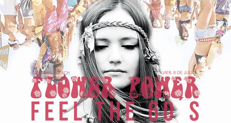 Este viernes vuelve a los 60 con la fiesta Flower Power de @gabbanabeach en Valencia. ow.ly/D5lK301Yiel