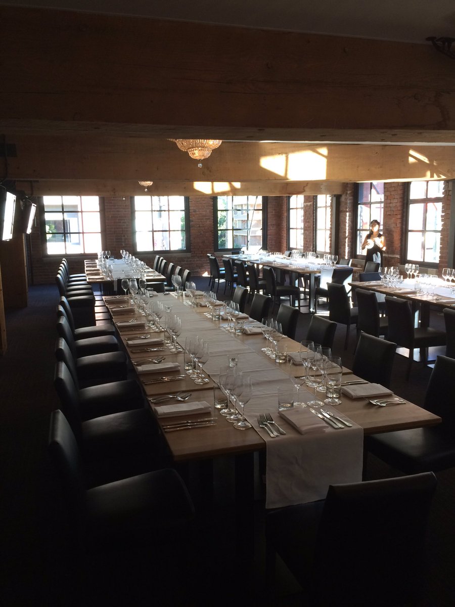 chefryanstone's tweet photo. Afternoon setup for the @VancouverChaine dinner tonight at @earlsrestaurant Yaletown Loft https://t.co/hTKtB6LsTH