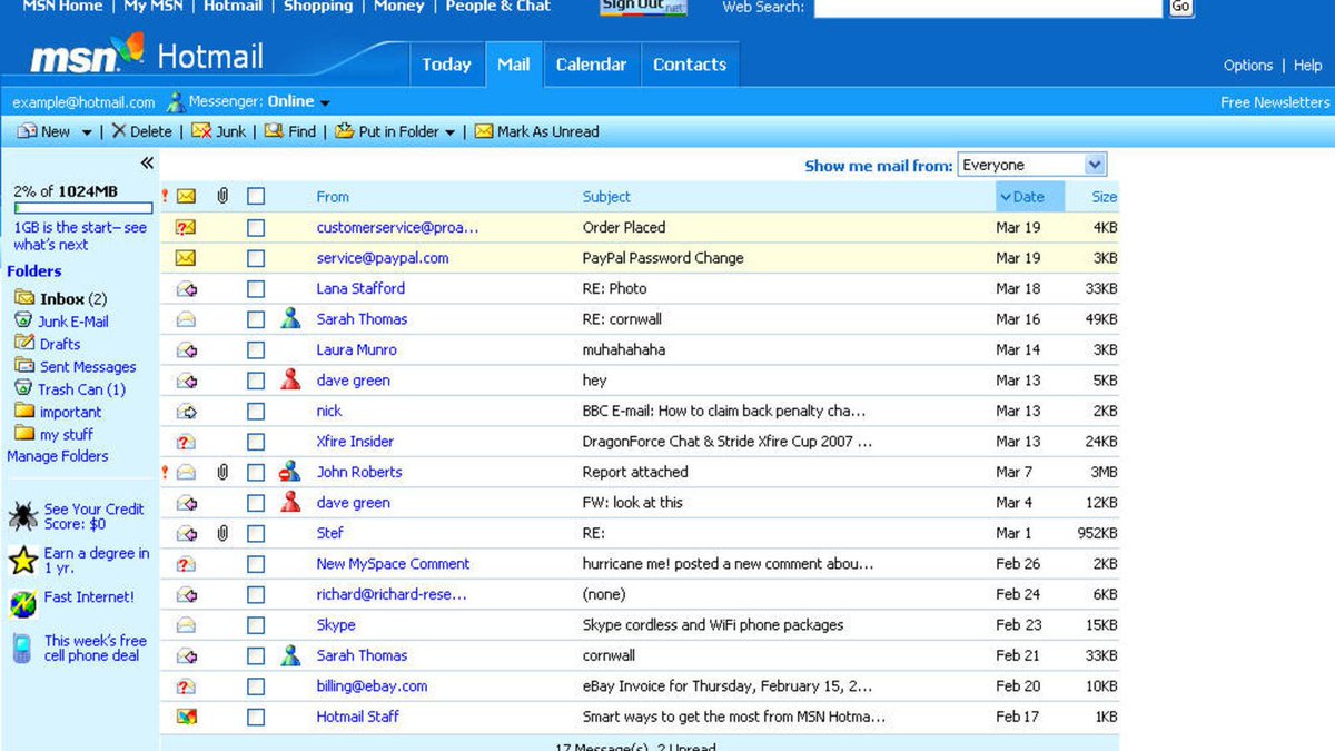 20 años de Hotmail, y cómo Gmail le arrebató el trono a Microsoft buff.ly/29jb8mb #email