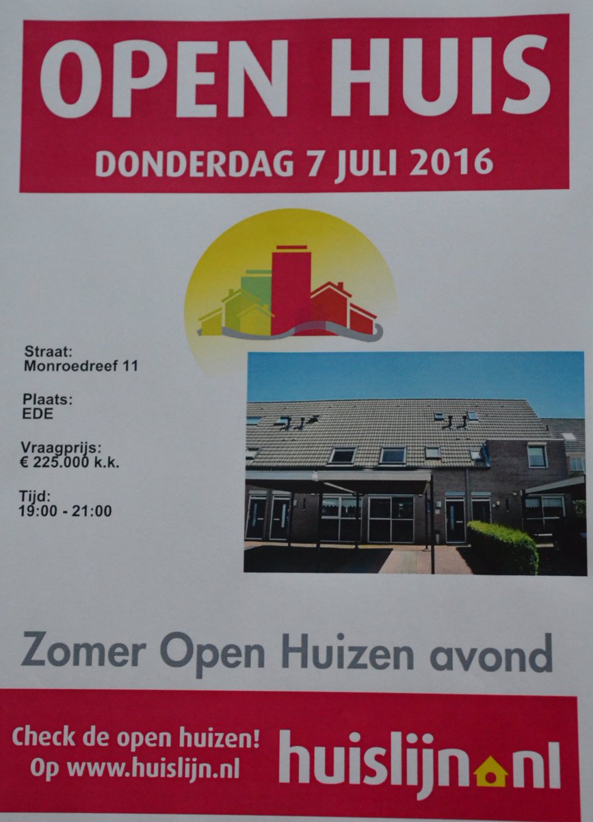 Morgenavond geen zin om voetbal te kijken? Dan ben je van harte welkom bij ons op de Zomer Open Huizen Avond.