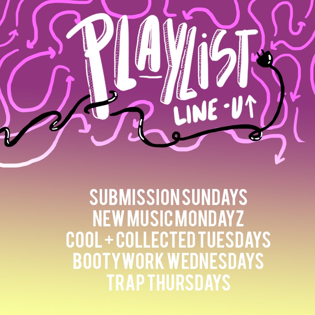 1AMcreative's tweet photo. โจNEW PLAYLIST ALERTโจ
#BootyworkWednesdays curated by @MsBootywork will get that ๐ into shape ๐
Dropping on SC today https://t.co/cwroKvpwp5