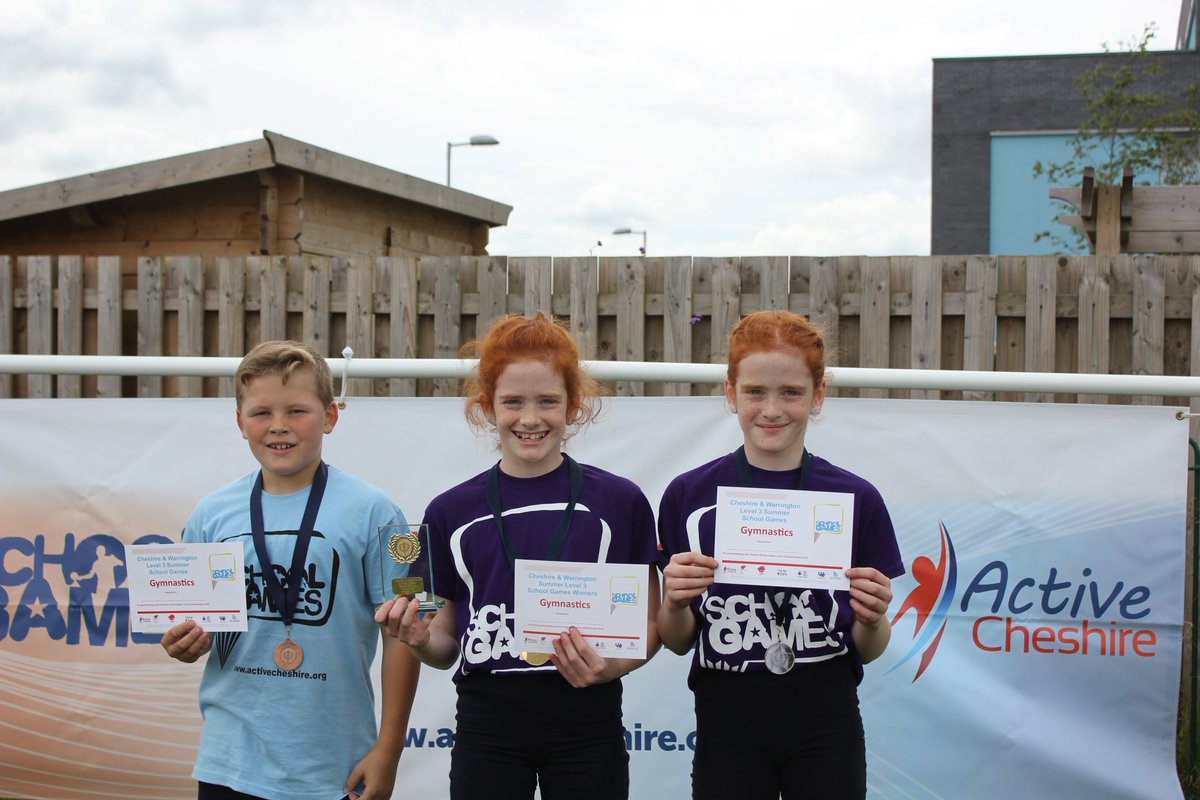 CWSchoolGames's tweet photo. Congratulations to all the winners today! @ActiveCheshire here are a few of them @Fossysport @YourSchoolGames https://t.co/Bim9lksh7v