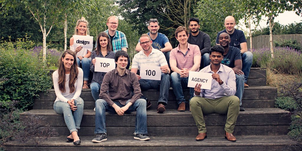We're thrilled to announce we've been recognised as a Design Week Top 100 Agency!