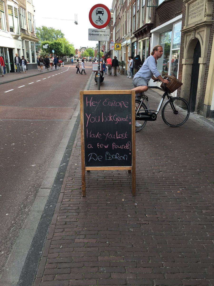 Seen in Leiden. #Brexit