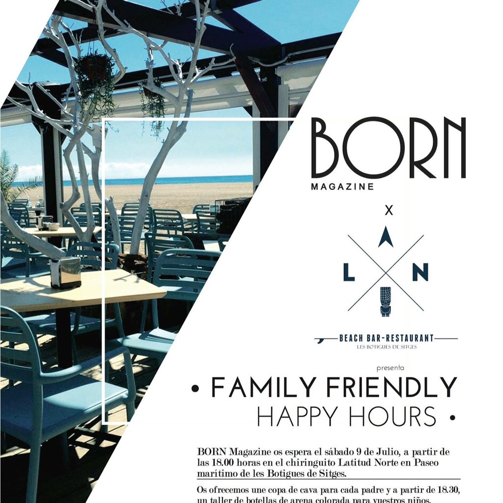 LatitudNorteBcn's tweet photo. Os esperamos #sabado con amig@s d @BORNMagazine para #FAMILY #FRIENDLY, padres 1 copa cava + taller botellas #Mozaik https://t.co/Ne2F6dRCHm