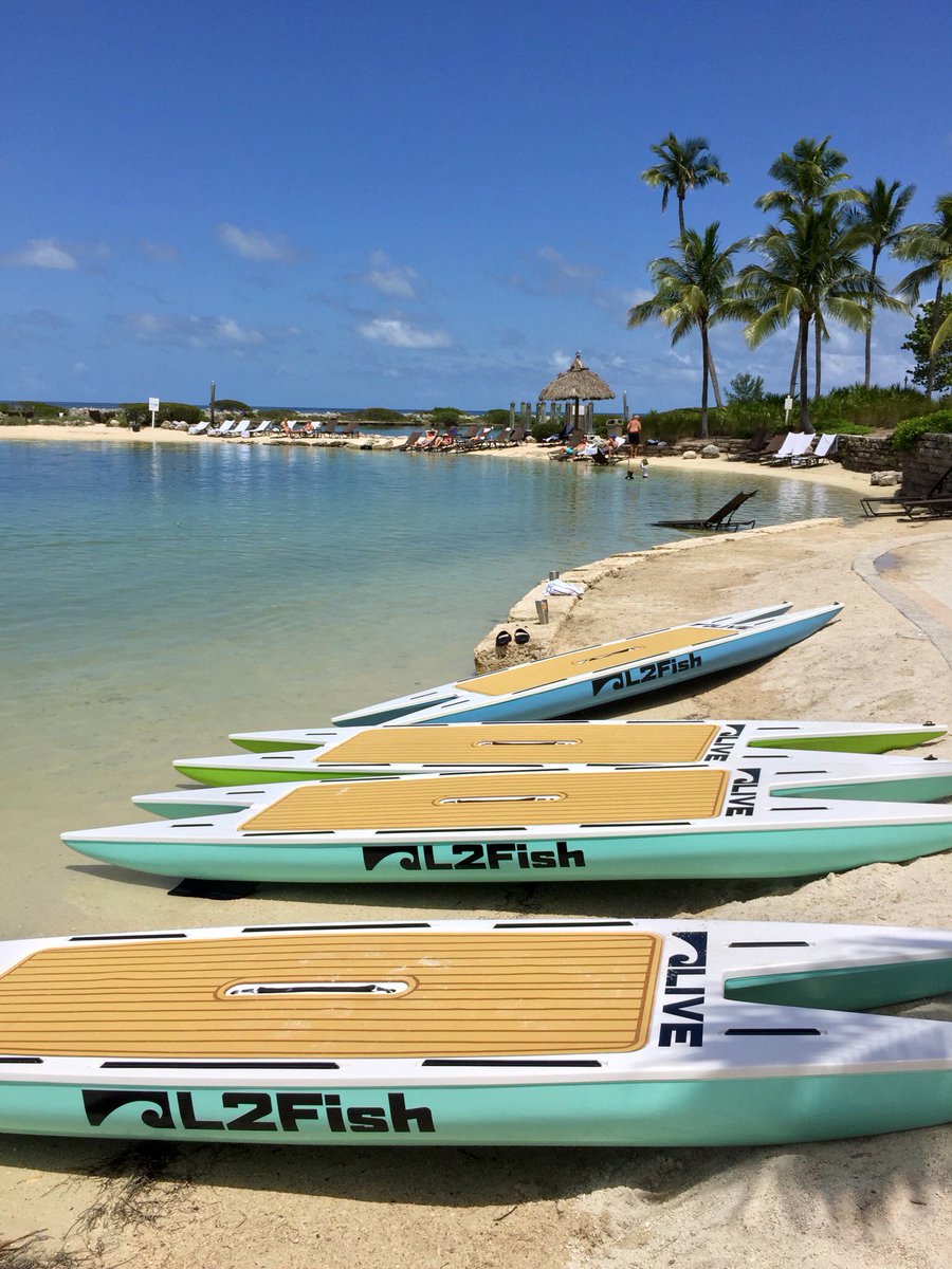 Staying cool - and having fun with our new <a href="/LIVEWatersports/">LIVE Watersports</a> boards at the lagoon!
