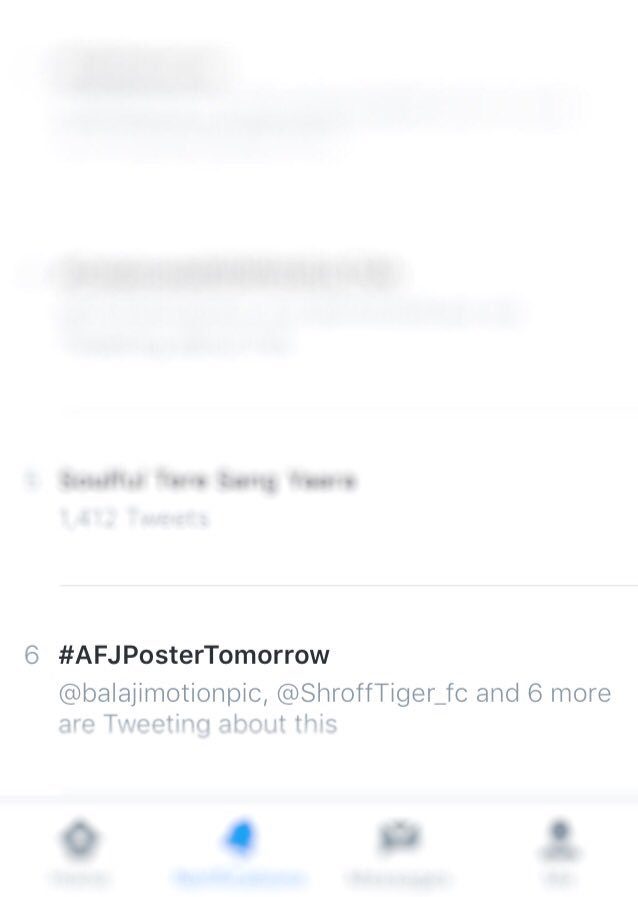 TeamtigerogTeam's tweet photo. #AFJPosterTomorrow is making headline for real! Keep the excitement going Tigerians ❤️
@iTIGERSHROFF https://t.co/CTJsYvkEHN