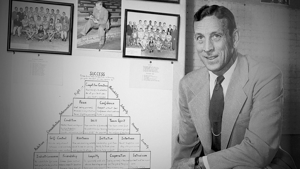UCLAAthletics's tweet photo. "The only place that success is before work is in the dictionary." #WednesdayWisdom

         - Coach John Wooden https://t.co/DRe65E6FpQ