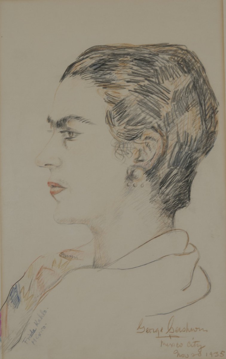hammer_museum's tweet image. "Nothing is worth more than laughter." —Frida Kahlo, born #otd in 1907 | George Gershwin, "Portrait of Frida Kahlo"