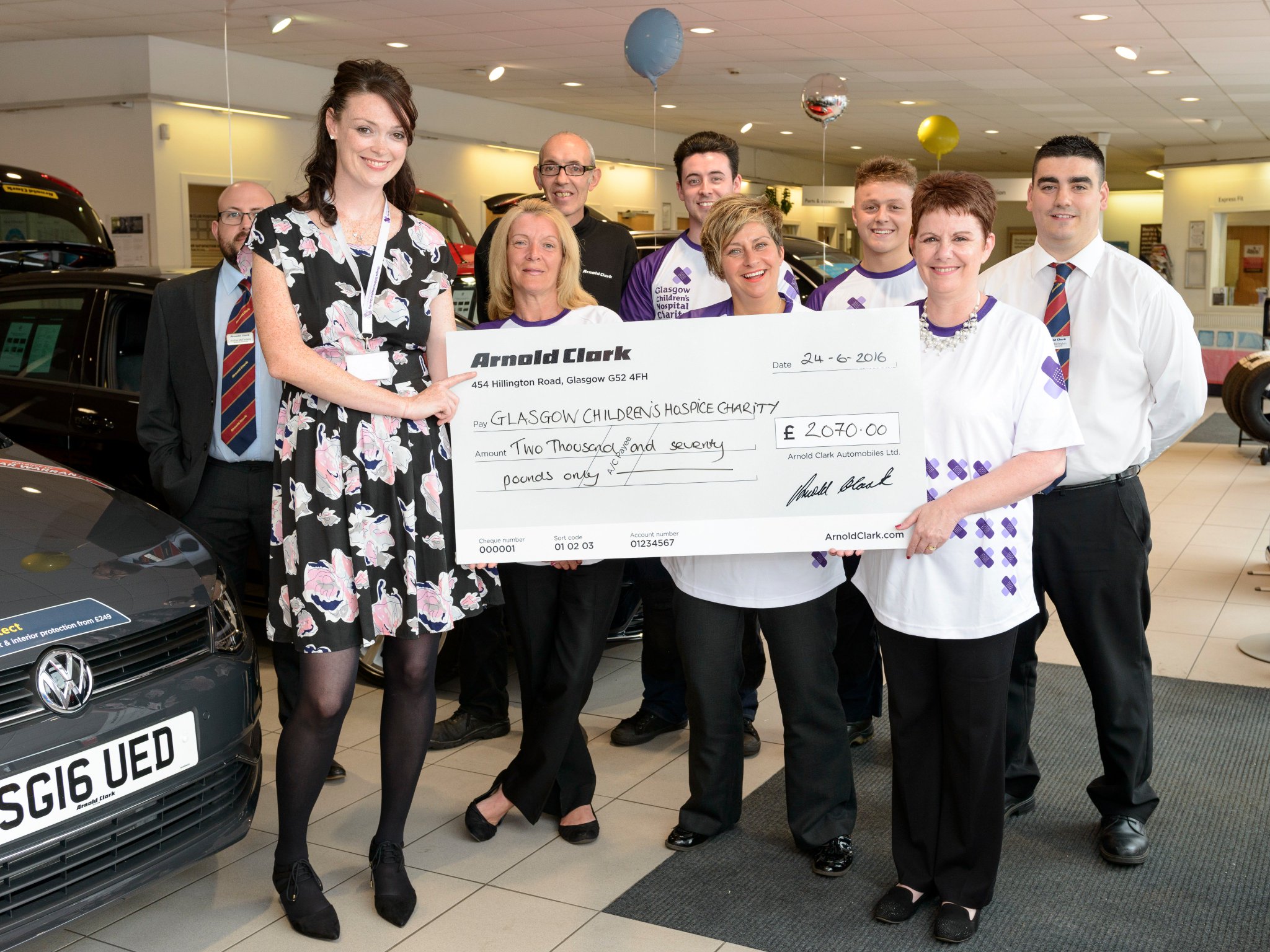 Arnold Clark on Twitter "Wow! Well done to our Greenock VW staff for