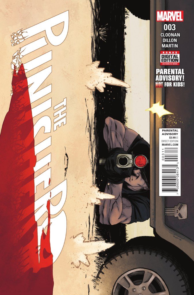 beckycloonan's tweet photo. Buckle up!! Punisher issue 3 is out today, and we sure as hell aren't slowing down!! https://t.co/qRU3qO0e6W