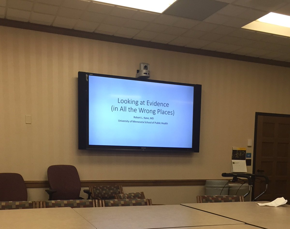 MaksLuthra's tweet photo. Attending a talk by Bob Kane sharing his expertise in evidence-based practice with Mayo Clinic #UMNproud #internship https://t.co/KPlrUlYVe3