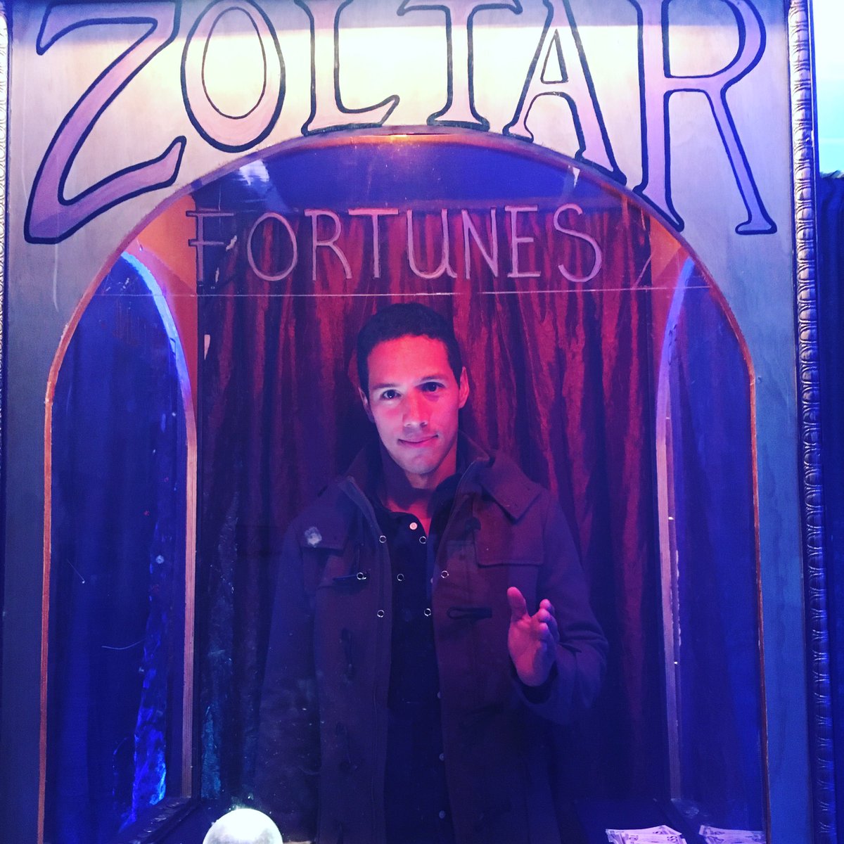 TasosHernandez's tweet photo. Ask and I will tell you your fortune. #WednesdayWisdom #HumpDayMotivation #syncitdenver #zoltar #magic8ball https://t.co/TEfZi3Q0re