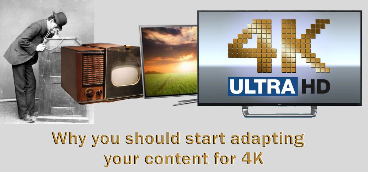 ProductionHUB's tweet photo. Adapt your content to 4K or not? That question & more answered: https://t.co/jsgz3GTtzg #4KHUB #4Kcontent #4Ktech https://t.co/XokX5qlSAQ