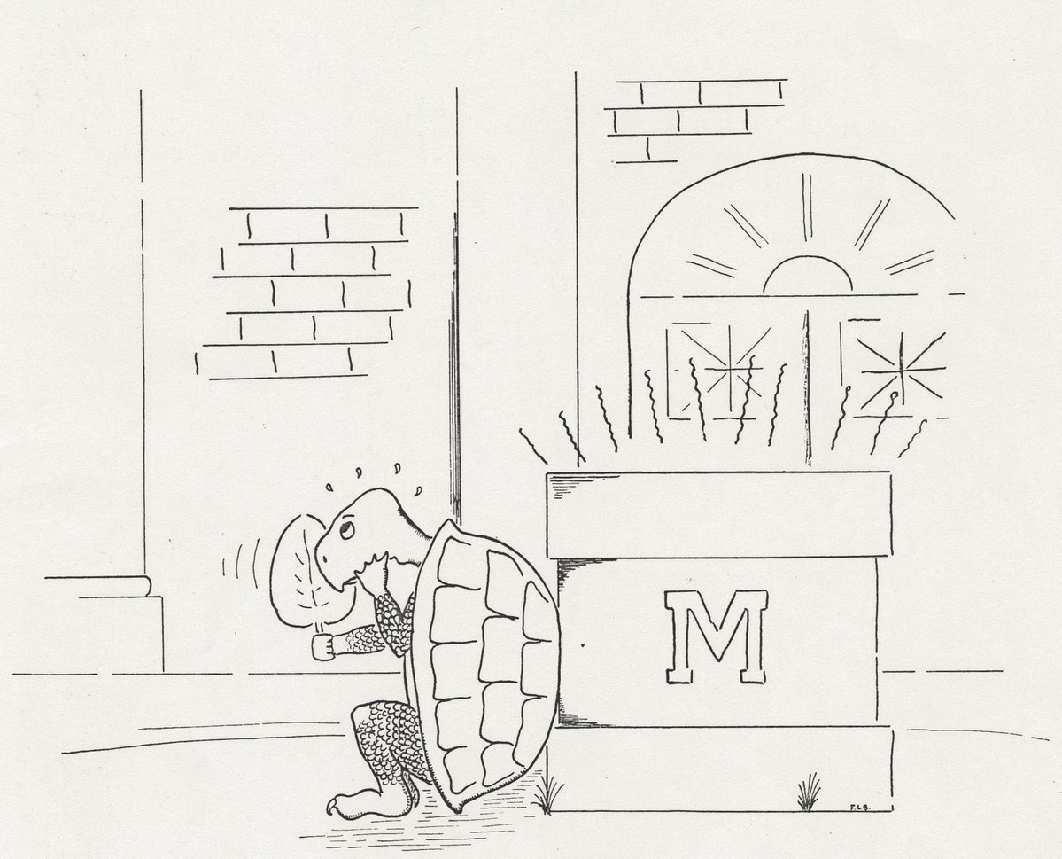 presidentloh's tweet photo. Stay cool out there, Terps! Photo via @UMDArchives https://t.co/xcET0m9eof