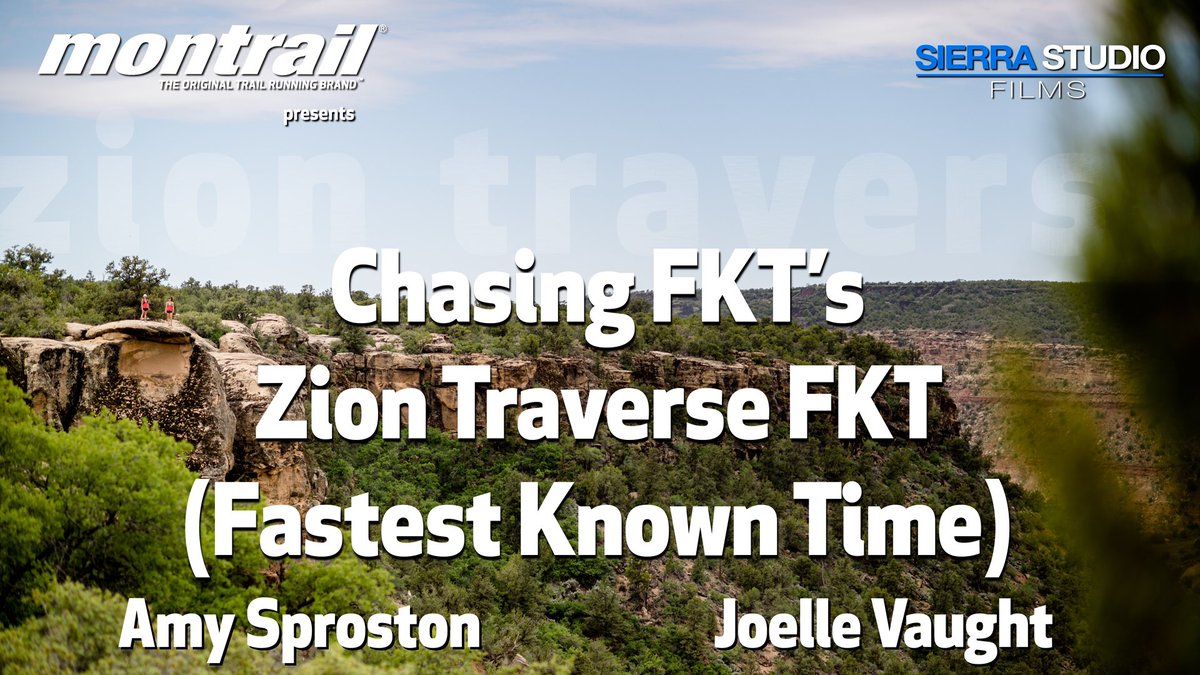 sierrafilms's tweet photo. Watch our latest project to get released https://t.co/MtFrbKLyjr @Montrail @ZionNPS @BluffPhoto #trailrunning #fkt https://t.co/Q183GSzekv