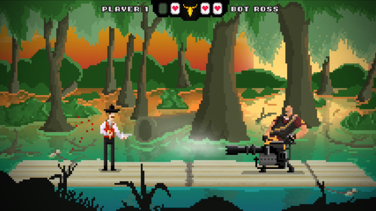 FellowTravellr's tweet image. #Valve's beloved Heavy from #TF2 is playable in the free DLC for #WesternPress, out today! store.steampowered.com/app/377360/