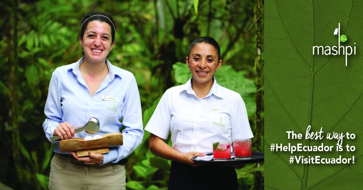 mashpilodge's tweet photo. The best way to #HelpEcuador is to #VisitEcuador
#DiscoveringMashpi #MashpiLodge https://t.co/I7I2VaTCHi