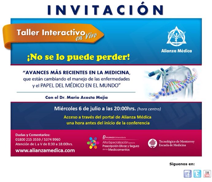 VictorMCampos2's tweet photo. Hoy miércoles 8 pm (hora centro de México) conferencia en vivo, a todo Profesional de Salud. Ajusten su horario. https://t.co/vzC8mm49Mw