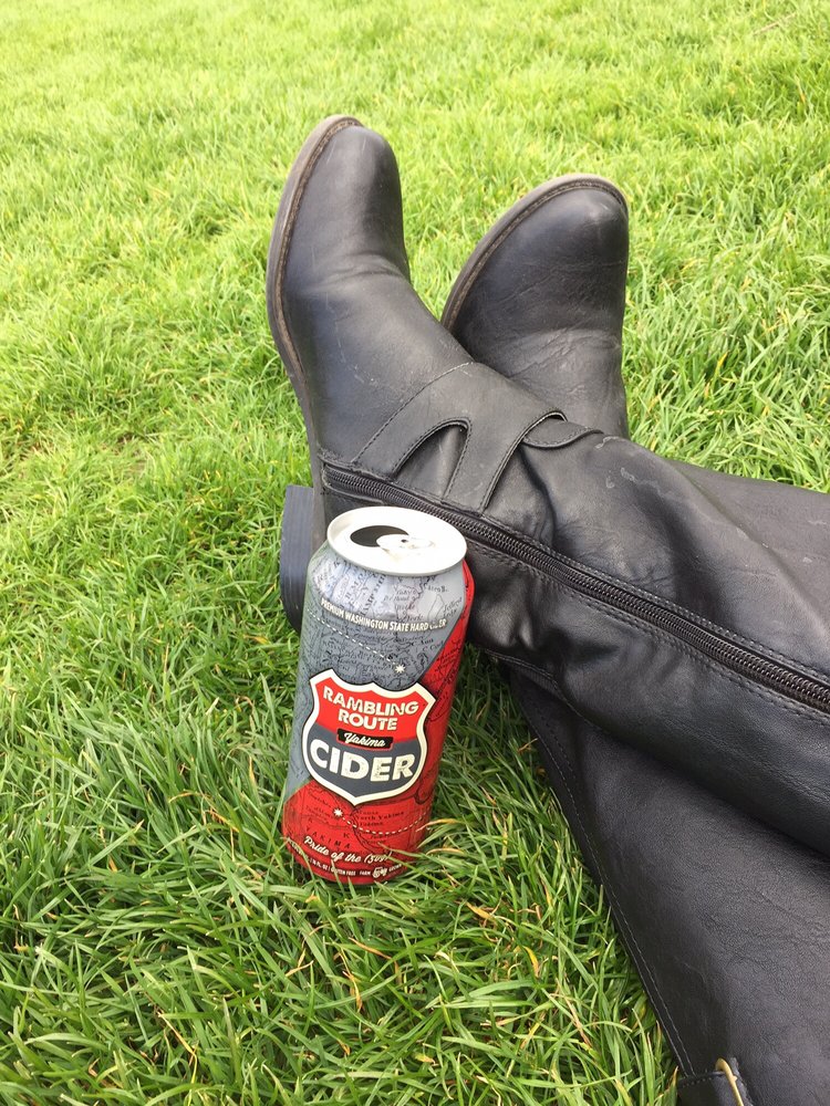 We'll get you through your Wednesday...or your everyday. #letsramble #humpday #craftcider #rambleon #boots