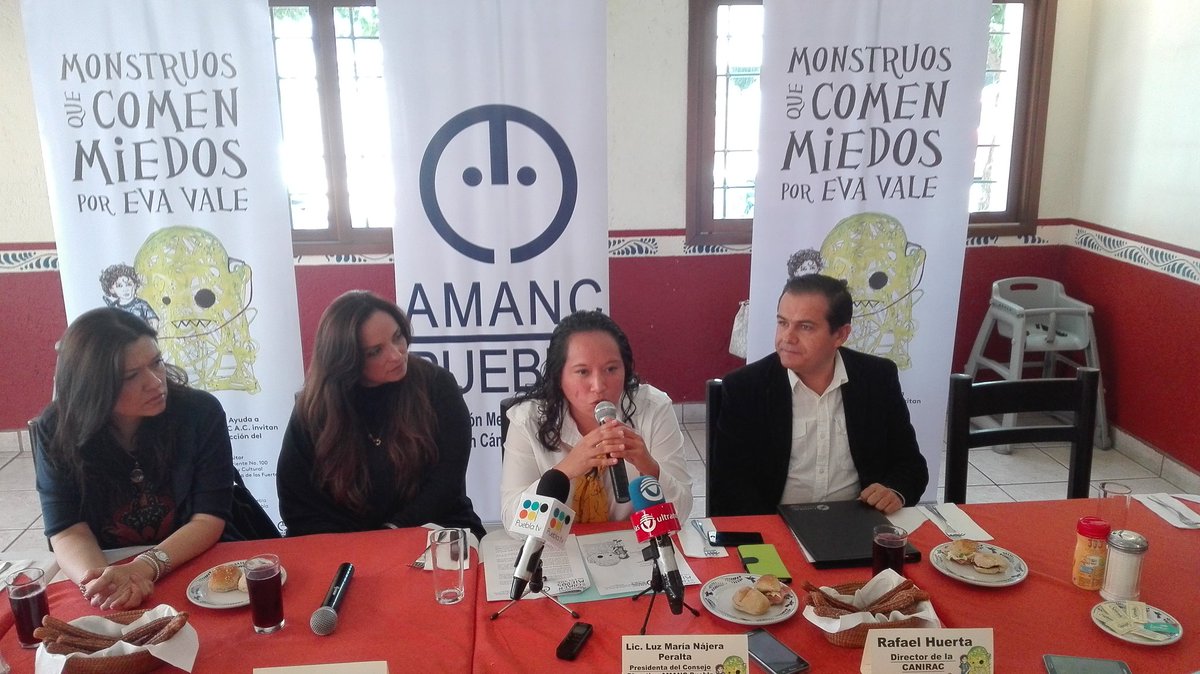 Arranca AMANC campaña "Monstruos que Comen Miedos" para hacer conciencia sobre el cáncer en niños #Puebla