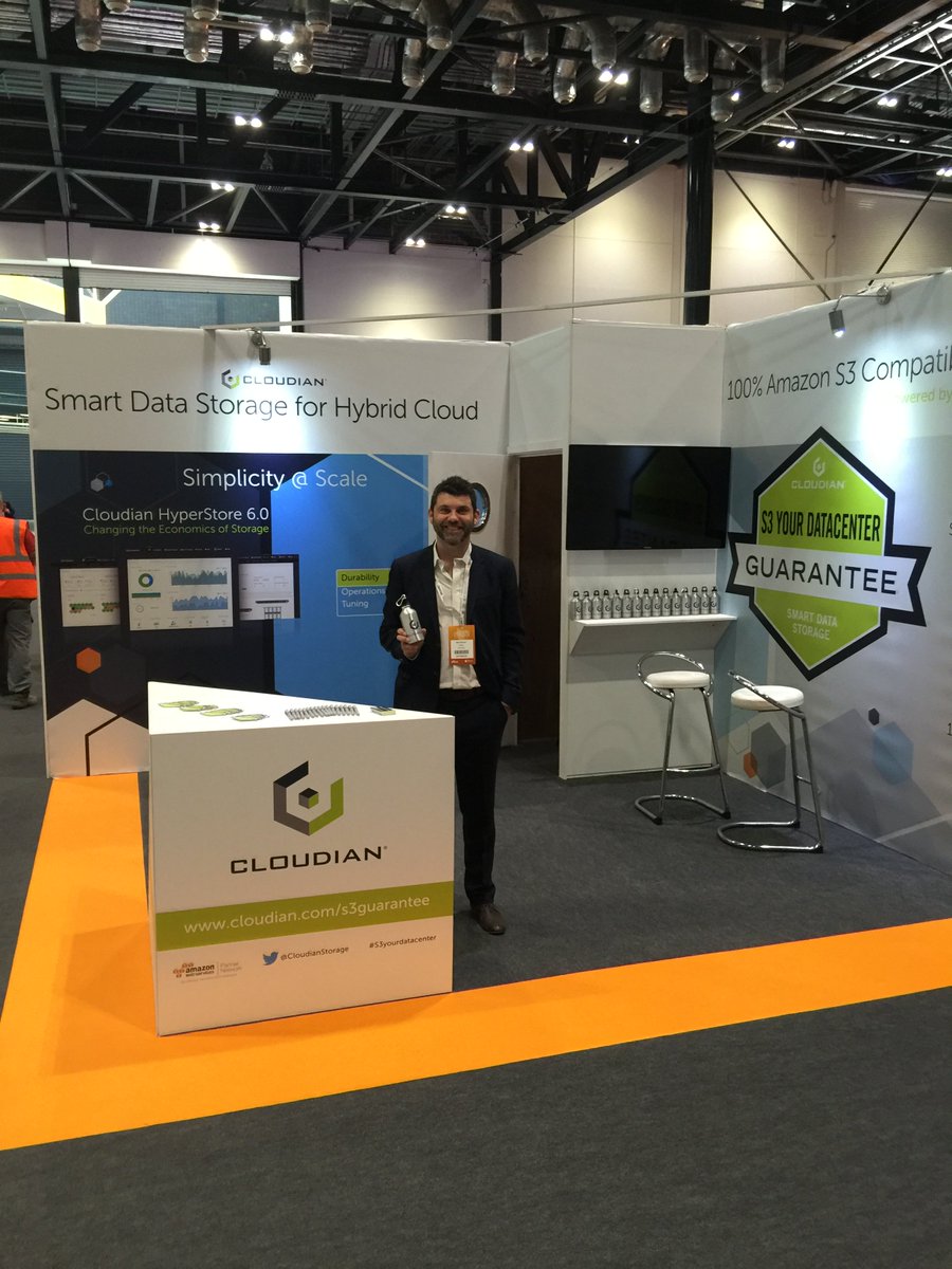CloudianStorage's tweet photo. Giving away some sweet swag at booth S12 at #AWSSummit. Let's talk #smartdatastorage and #AmazonS3! https://t.co/3Q9vyEKzdh