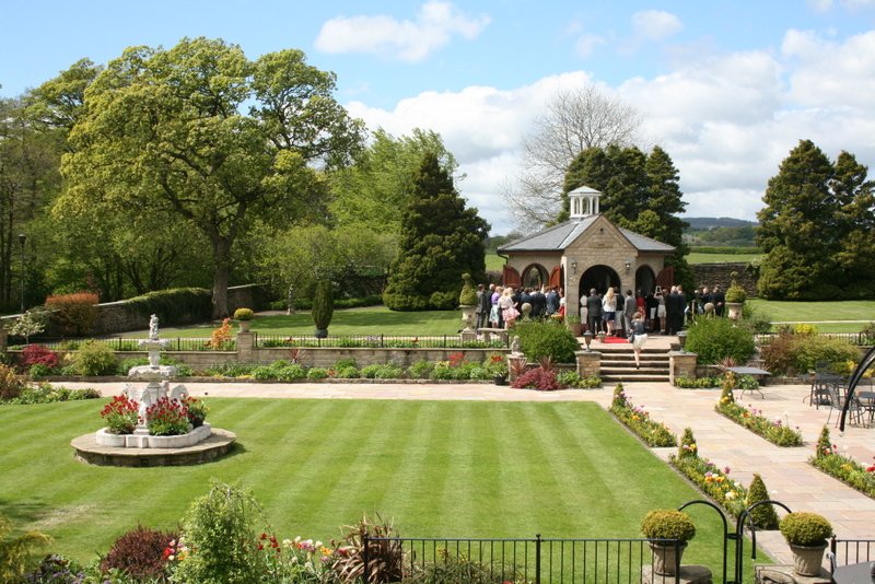 Doesn't get more romantic than this! Take your vows surrounded by family &amp; friends in our dovecote #weddings