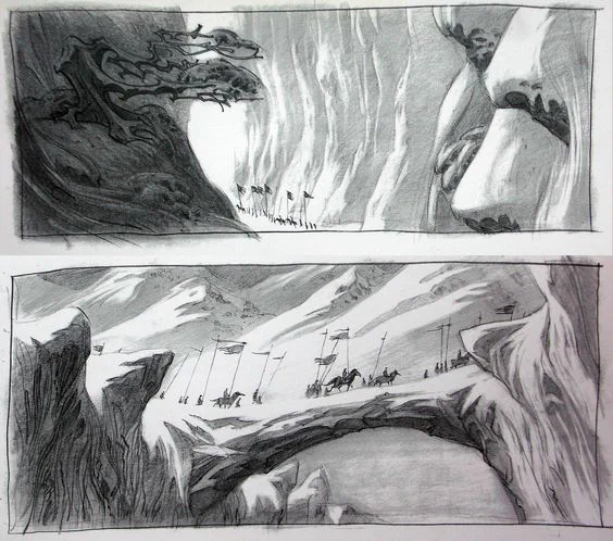 Mulan's visual development always makes me well up. 