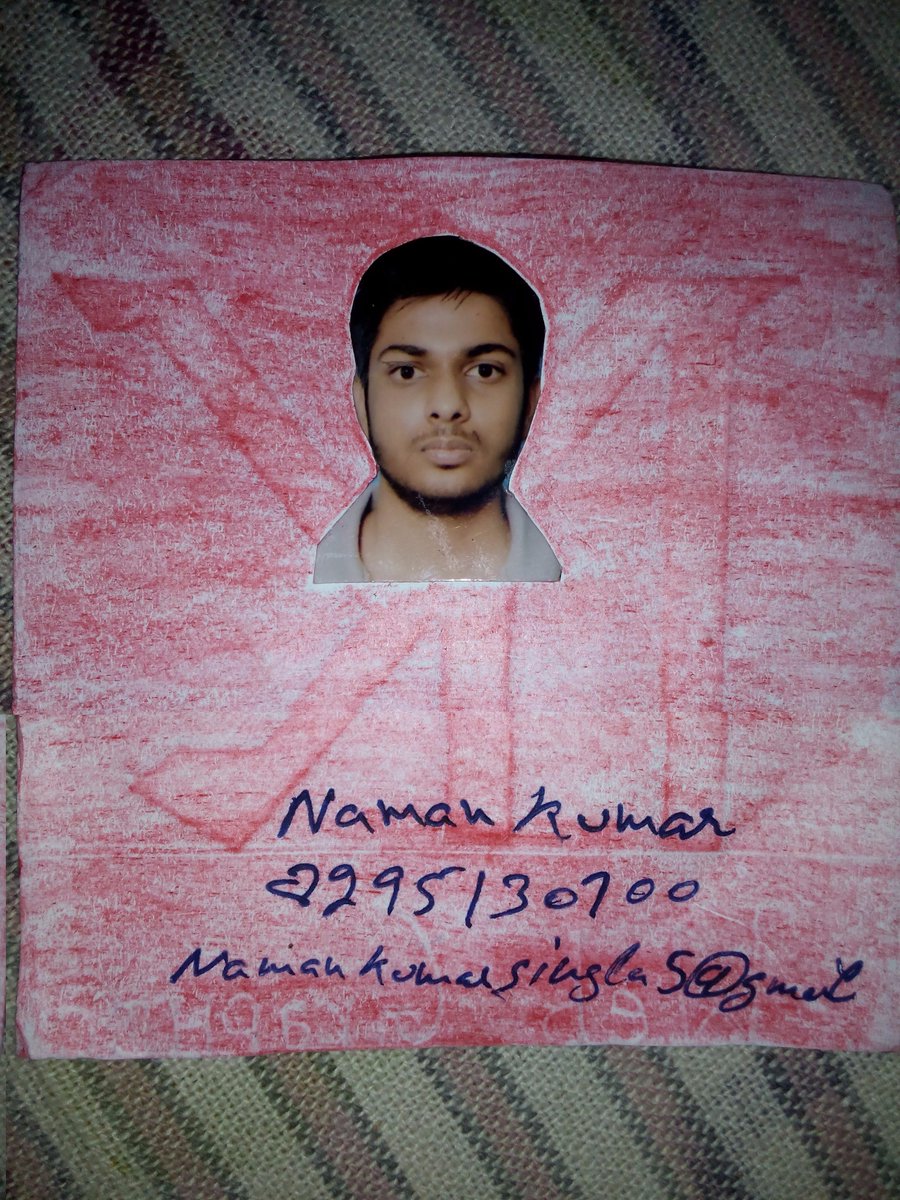 naman_kumar_'s tweet photo. #MyVisitingCard
A Small Creation. https://t.co/dXQlSiCoTR