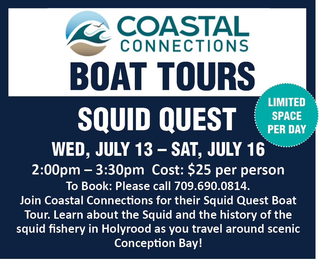 #SquidFest28 Squid Quest Boat Tours....at a reduced price! Don't miss this and so much more July 13 - July 17!