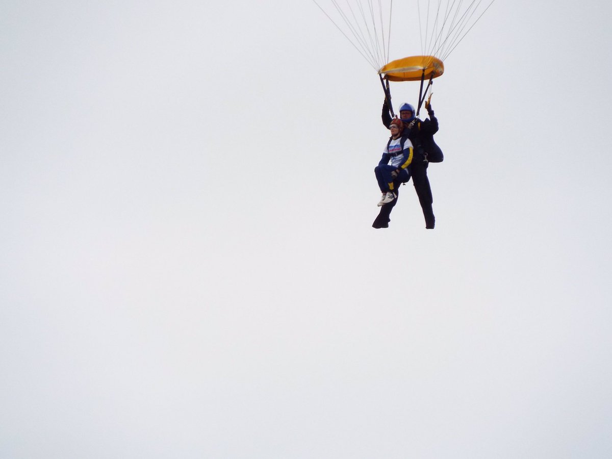 ToriannaBennett's tweet photo. Completed skydive today @PeterleeParaCen for @stoswaldsuk. Thankyou to the excellent &amp; fab staff, esp Conrad https://t.co/jRwpdqTbm6