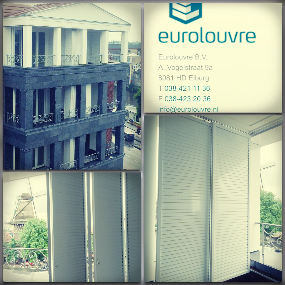 Eurolouvre1's tweet photo. Mooi project met vouw/schuifluiken in Amsterdam aan het afronden #luiken #shutters #eurolouvre eurolouvre.nl https://t.co/VEhVvdvZ2O