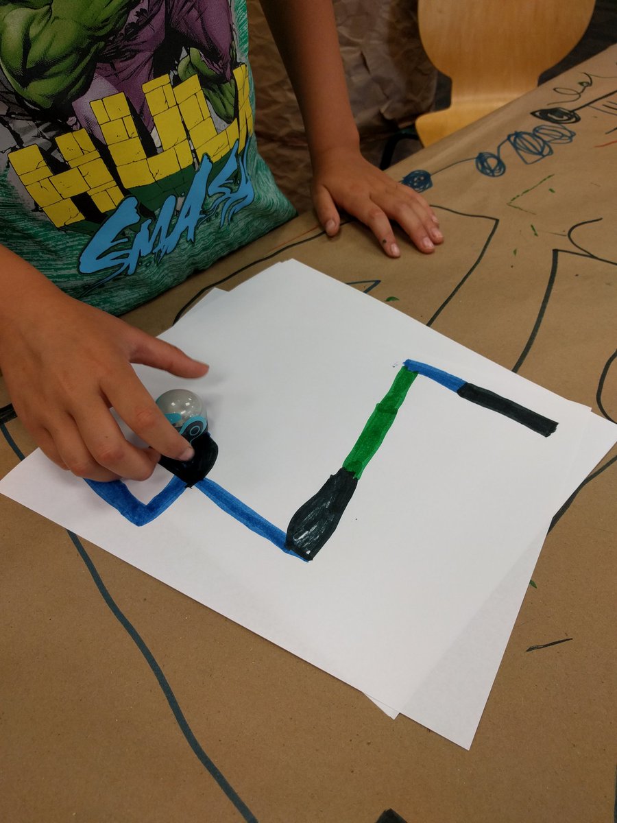 robert_gurney's tweet photo. Ozobots are awesome! #stemactivity @aapld Kids are teaching me! #WildForReading https://t.co/ehMfTnCmTJ