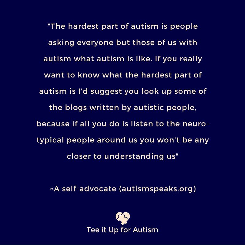 #autism #autismawareness #ifyoureallywanttoknow #beaware #beunderstanding #listen #differentnotbroken