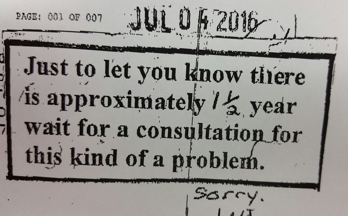 Pettler's tweet photo. Tell me once again .@DrEricHoskins &amp; .@Kathleen_Wynne how your cuts r not impacting patient care? #onpoli #oncall4on https://t.co/h1nauMdqmK