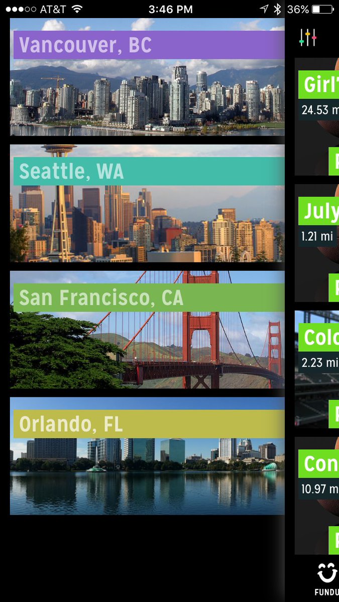 FunduApp's tweet photo. O'yeah! We are expanding to #SanFrancisco and #Orlando to help you find fun. #discover your surroundings https://t.co/YBaRW5ebeT