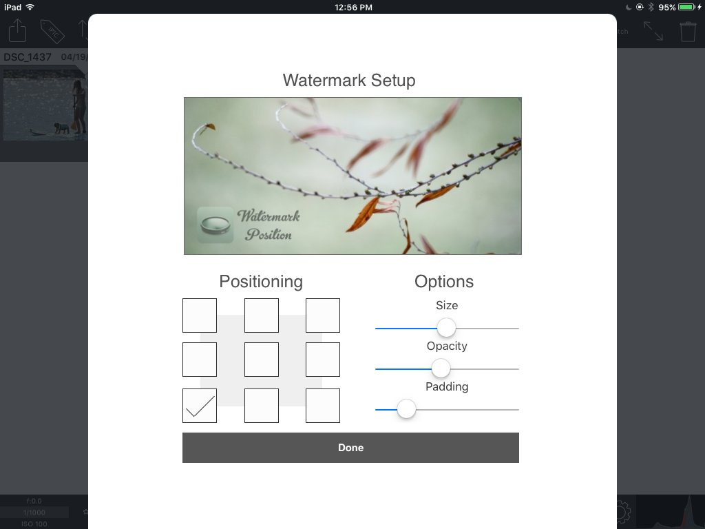 filterstorm's tweet photo. FSN Pro 1.1.1 will get a new batch watermarking tool. Positioning works like in Filterstorm Classic. https://t.co/XVjtBHRR8t