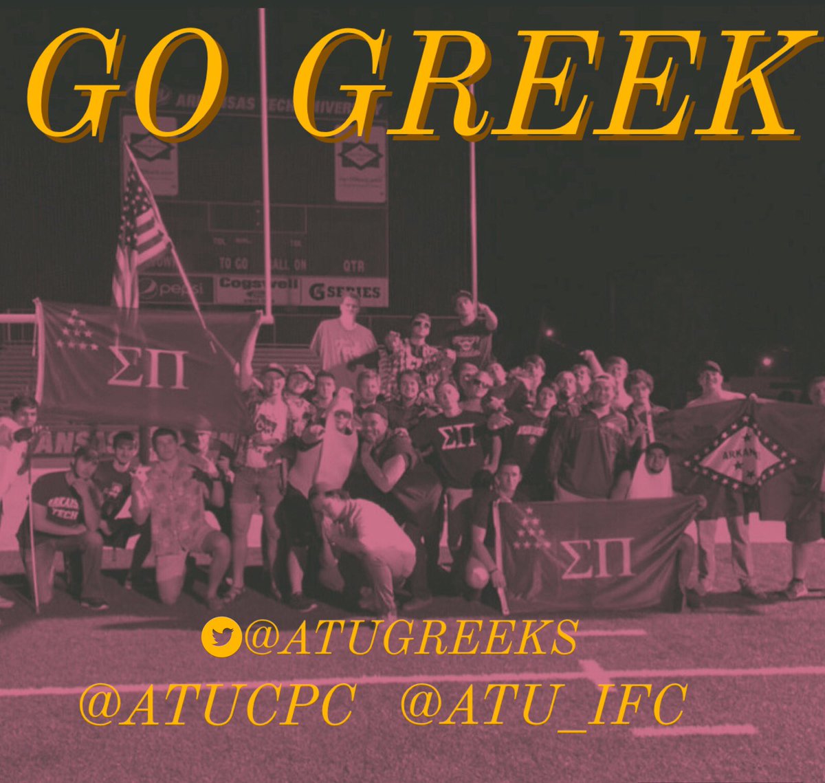 ATUSigmaPi's tweet photo. Experience why Greek Life is the biggest family on campus! #GoGreek #ATU20 

https://t.co/sFix6Gi3Rk https://t.co/cQQcQ3xgGo