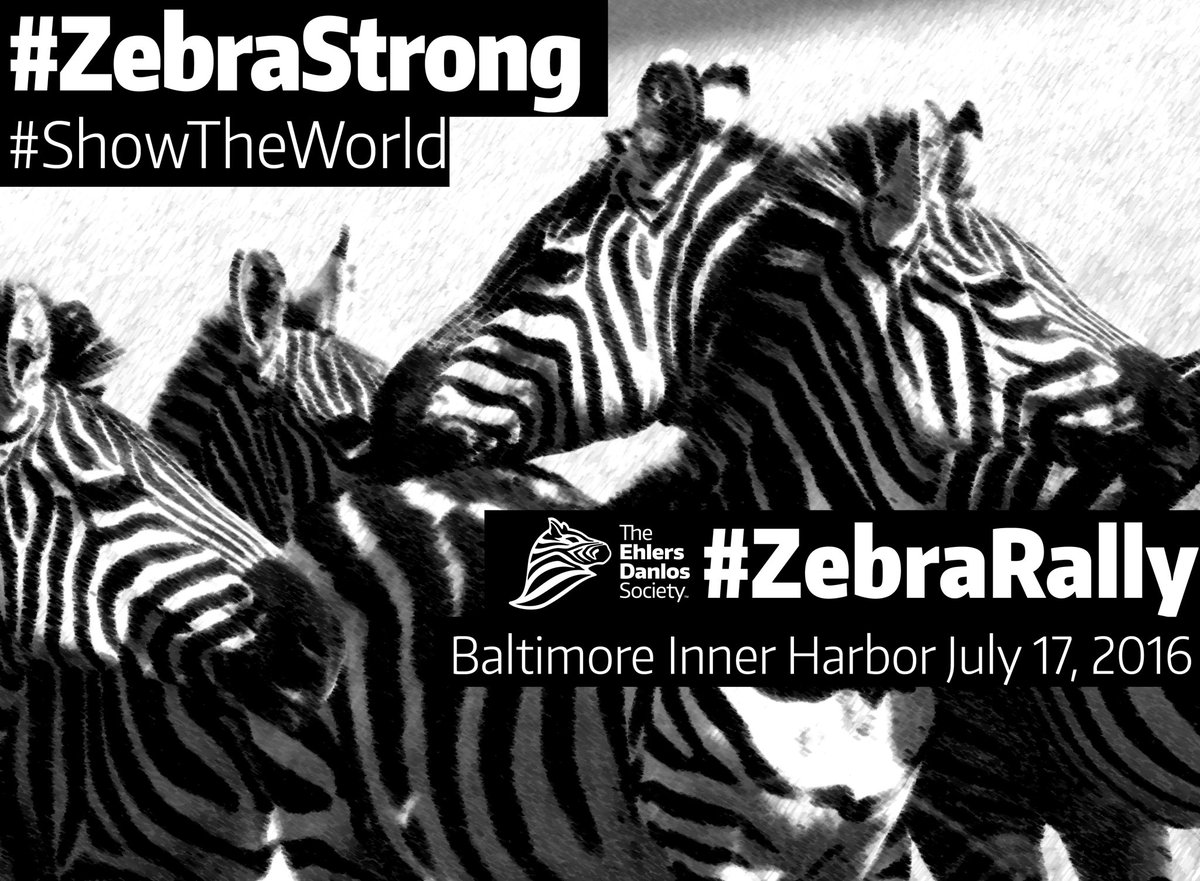 TheEDSociety's tweet photo. Let's show the World. Join us in Baltimore https://t.co/PM3rwW0IP9 #ZebraRally #ehlersdanlos #Baltimore https://t.co/gxQ071daVV