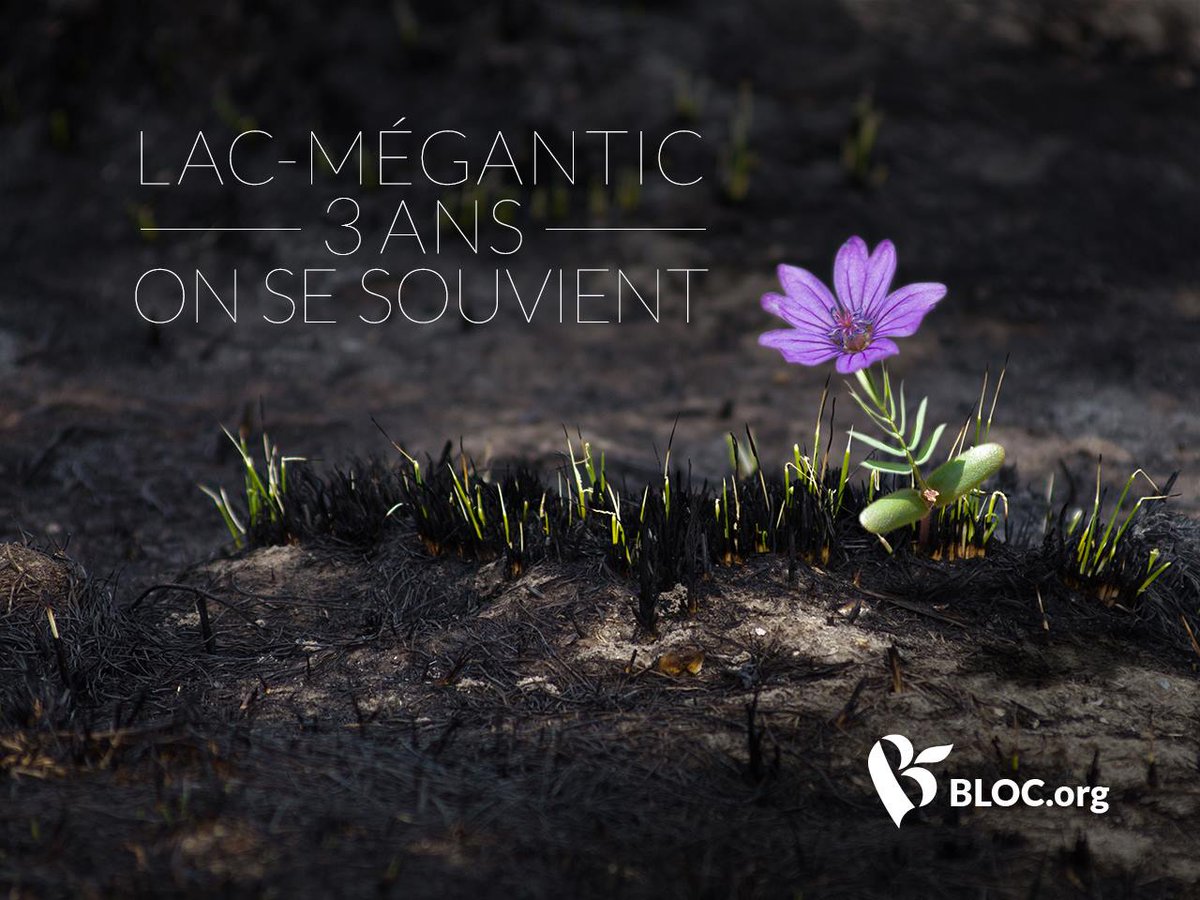 47 vies brisées par la tragédie de Lac-Mégantic. Plus jamais. #Polcan #PolQc