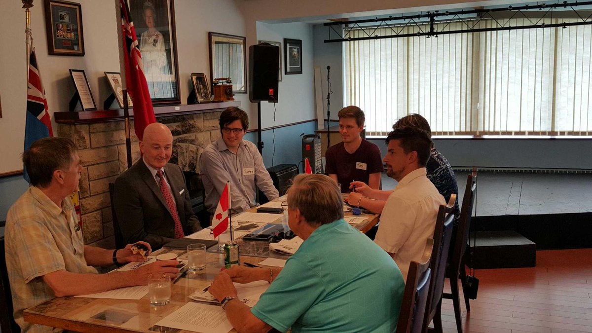 DavidSweetMP's tweet photo. Held defence policy roundtable at 447 Wing in Mt. Hope this aft. Thanks for input to the GOC's #DNDReview #FlamGlan https://t.co/Rk20DByRTB