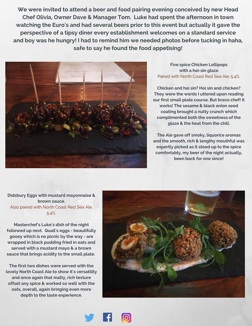 AndyTheWineGuy's tweet image. @MasterChef_Luke &amp;amp; I visited @saison_bar for an ambitious food &amp;amp; beer pairing evening. We were mightily impressed!🍻🍔