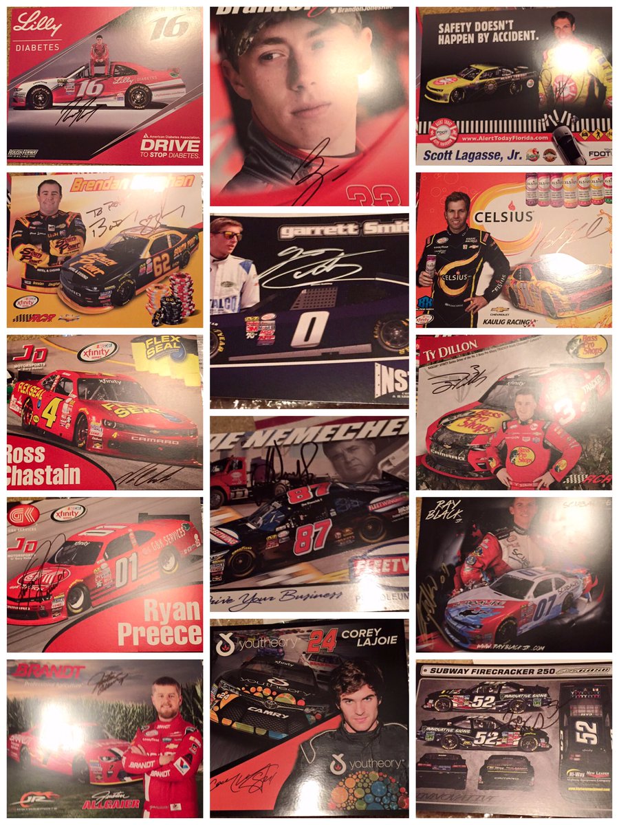 peterstratta's tweet image. @NASCAR_XFINITY series drivers I was able to meet on Friday at @DISupdates. #SubwayFirecracker250