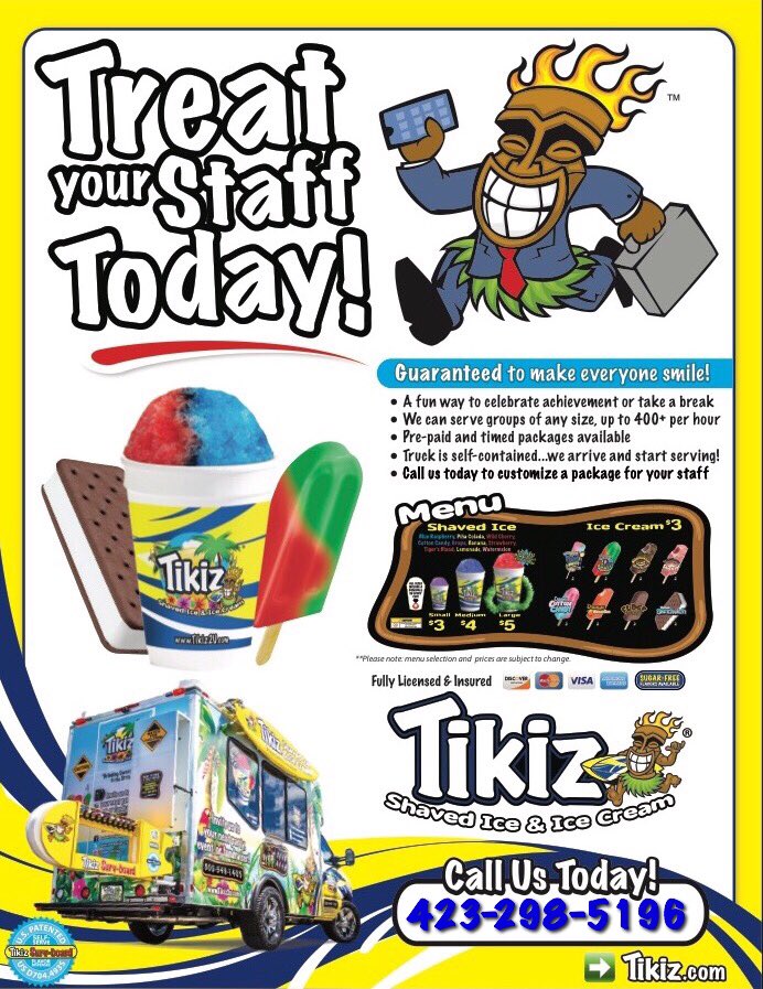 TikizChatt's tweet photo. Celebrate Summer with your staff! https://t.co/LMwhKhKVFz