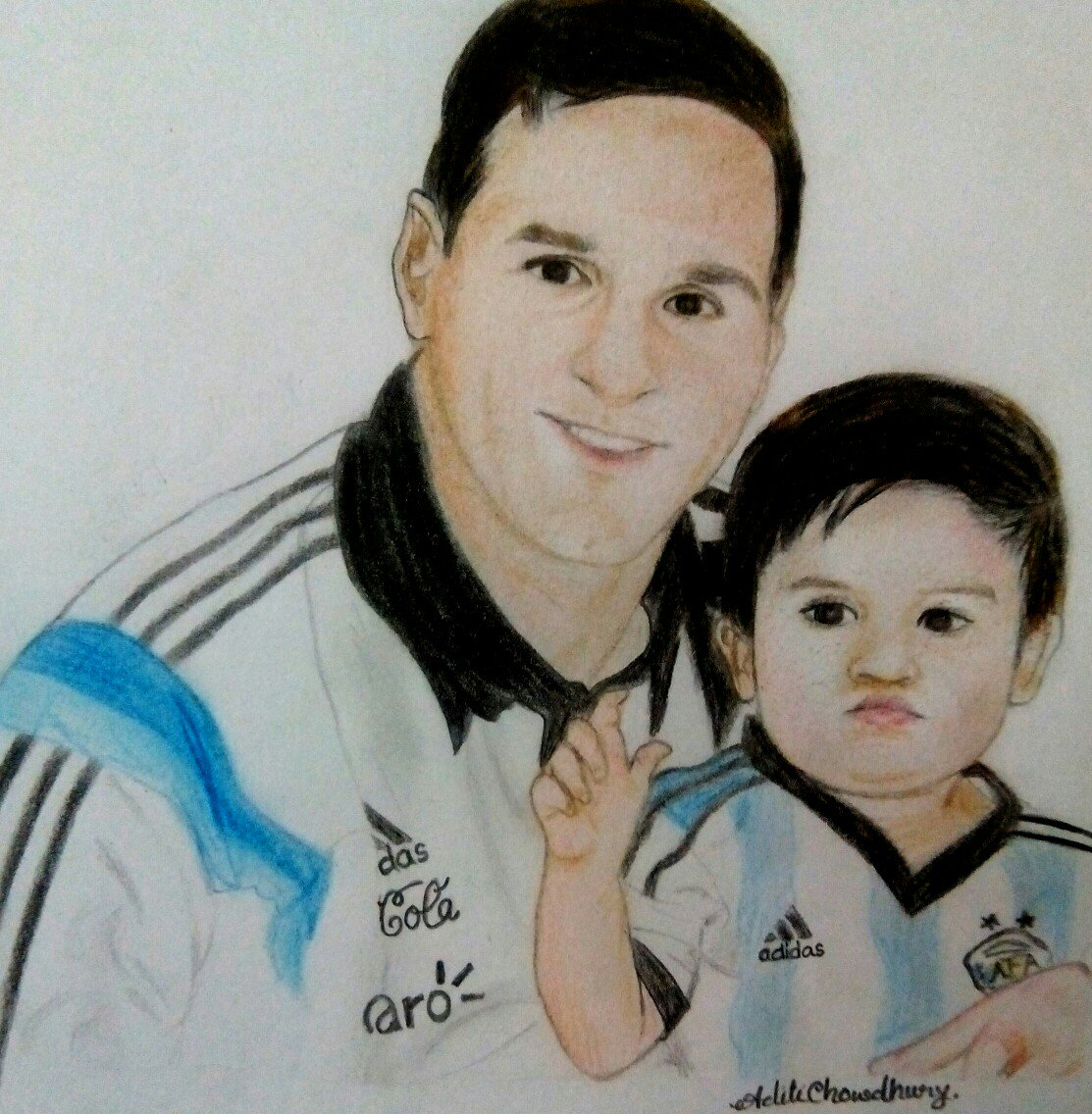 mklac2015's tweet photo. My love only for you #messi #thiagomessi I always love to make #sketches of yours 😘 #sketch #antoroccuzzo #leomessi https://t.co/WCG51bIgPa