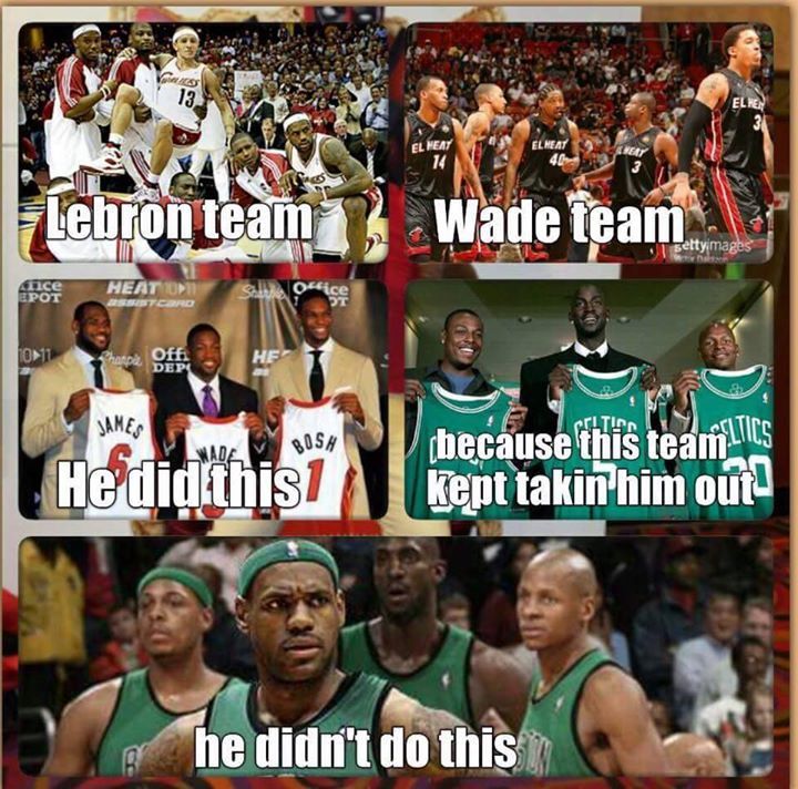 The difference between LeBron's decision and KD's decision.